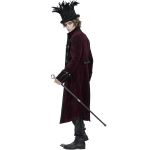 Black 'Edgar' Victorian Top Hat