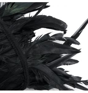 Black 'Edgar' Victorian Top Hat