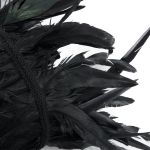 Black 'Edgar' Victorian Top Hat