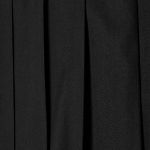 Black 'Grimbald' Male's Asymmetric Mid-Skirt Kilt