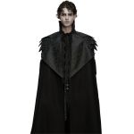 Black Long Gothic 'Randal' Cloak