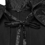 Longue Cape Gothique 'Randal' Noire