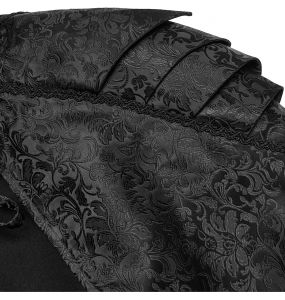 Longue Cape Gothique 'Randal' Noire