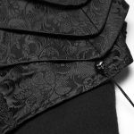 Black Long Gothic 'Randal' Cloak