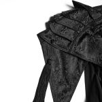 Longue Cape Gothique 'Randal' Noire