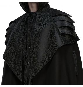 Black Long Gothic 'Randal' Cloak