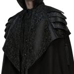 Longue Cape Gothique 'Randal' Noire