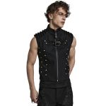 Gilet Punk 'Arnegliscus' Noir