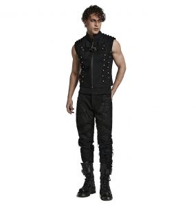 Black 'Arnegliscus' Punk Vest