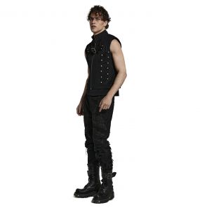 Black 'Arnegliscus' Punk Vest
