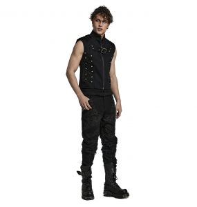 Black 'Arnegliscus' Punk Vest