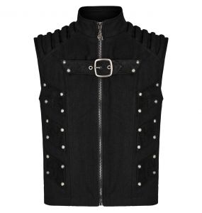 Black 'Arnegliscus' Punk Vest