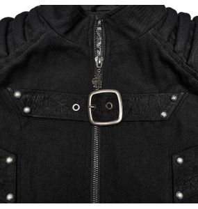 Gilet Punk 'Arnegliscus' Noir