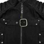 Gilet Punk 'Arnegliscus' Noir