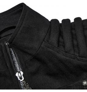 Gilet Punk 'Arnegliscus' Noir
