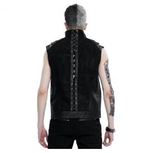 Black 'Alternative Squale' Waistcoat