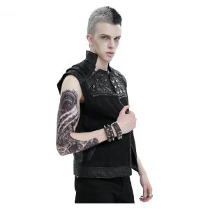 Black 'Alternative Squale' Waistcoat