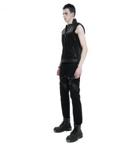 Black 'Alternative Squale' Waistcoat