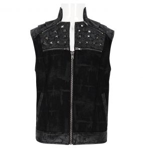 Black 'Alternative Squale' Waistcoat