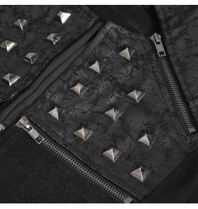 Black 'Alternative Squale' Waistcoat