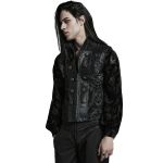 Gilet Gothique 'Arius' Jacquard Noir