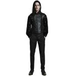 Gilet Gothique 'Arius' Jacquard Noir