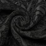 Black Jacquard 'Arius' Gothic Vest