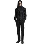 Black 'Saphrax' Lapel Gothic Vest