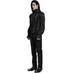 Black 'Saphrax' Lapel Gothic Vest