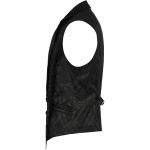 Black 'Saphrax' Lapel Gothic Vest