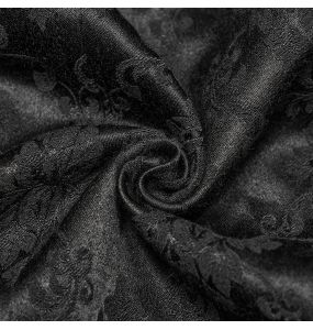 Black 'Saphrax' Lapel Gothic Vest