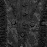 Black 'Saphrax' Lapel Gothic Vest