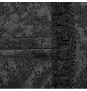 Black 'Saphrax' Lapel Gothic Vest