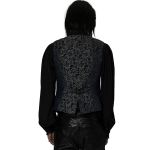 Blue Jacquard 'Lycidas' Waistcoat