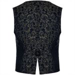 Blue Jacquard 'Lycidas' Waistcoat