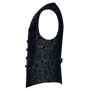 Blue Jacquard 'Lycidas' Waistcoat