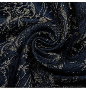 Gilet 'Lycidas' en Jacquard Bleu