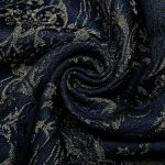 Blue Jacquard 'Lycidas' Waistcoat