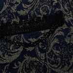 Blue Jacquard 'Lycidas' Waistcoat