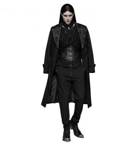 Gilet Gothique 'Nostalgic Lover' Noir