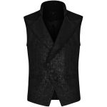 Black 'Nostalgic Lover' Gothic Waistcoat