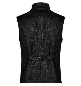 Gilet Gothique 'Nostalgic Lover' Noir