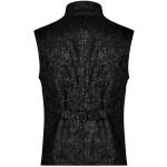 Black 'Nostalgic Lover' Gothic Waistcoat