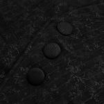Black 'Nostalgic Lover' Gothic Waistcoat