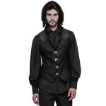 Black 'Taurus' Gothic Waistcoat Vest