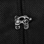 Black 'Taurus' Gothic Waistcoat Vest