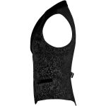 Gilet Victorien 'Gothic Regent' en Brocart Noir