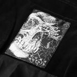 Gilet Victorien 'Gothic Regent' en Brocart Noir