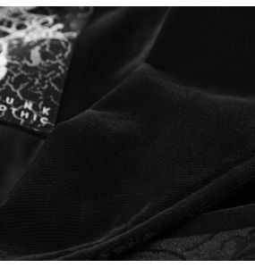 Gilet Victorien 'Gothic Regent' en Brocart Noir