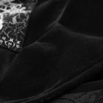 Gilet Victorien 'Gothic Regent' en Brocart Noir